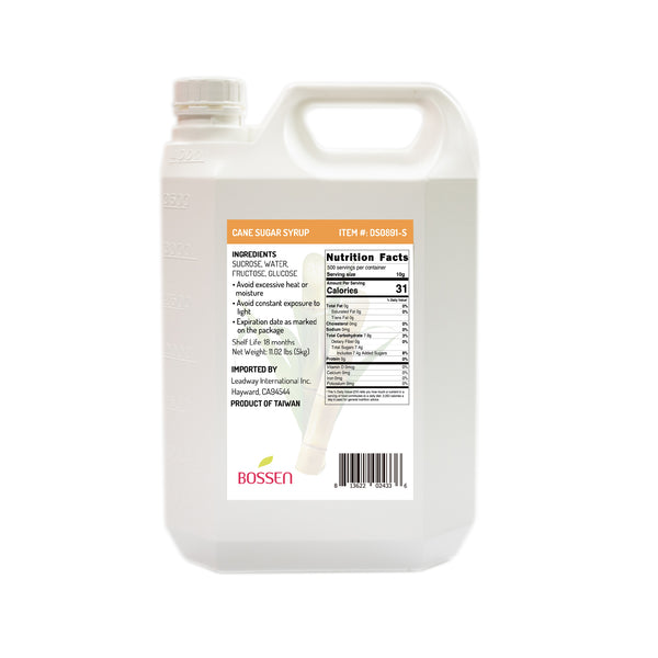 Cane Sugar Syrup Bottle view 1