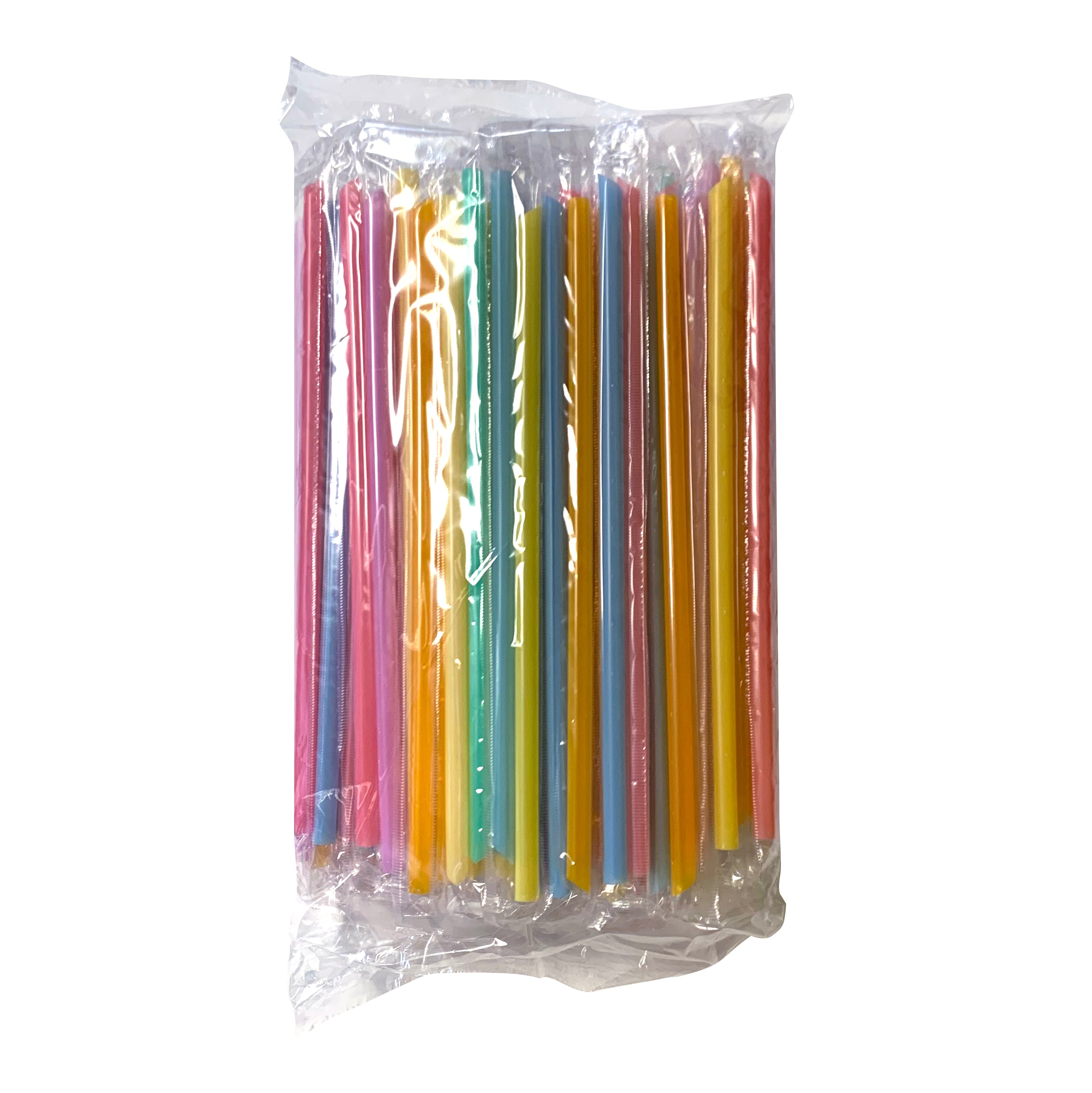 Straws, 8mm Long Wrapped (23.5cm)  Bubble Tea Packaging Online Supplier –