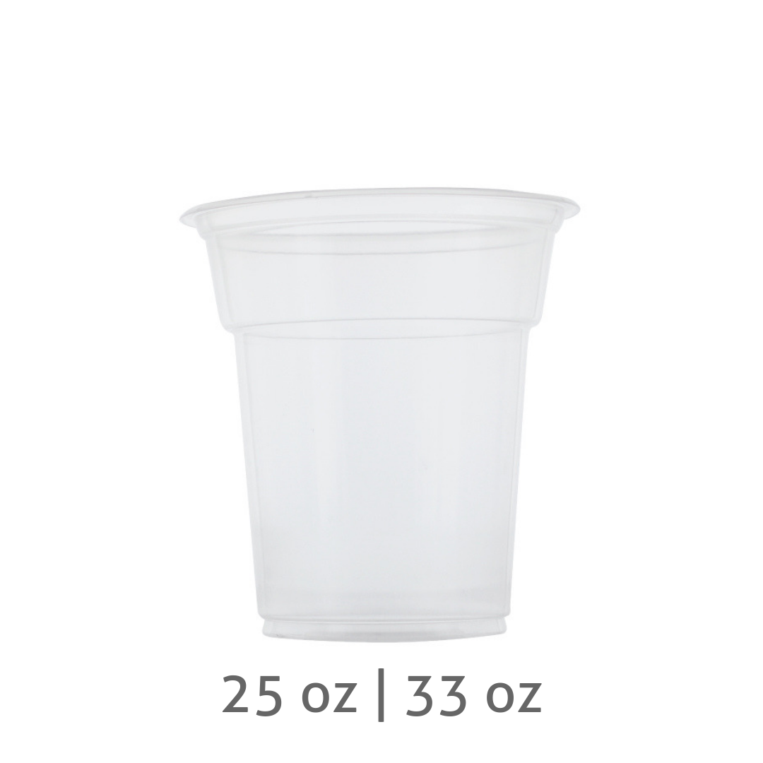 PP Jumbo Cups  120mm 25 oz + 33 oz cups for Bubble Tea, Boba Drinks –
