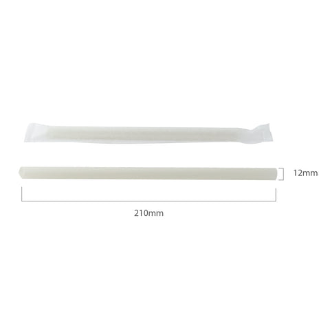 (Long) Big Bamboo Fiber Straw dimensions