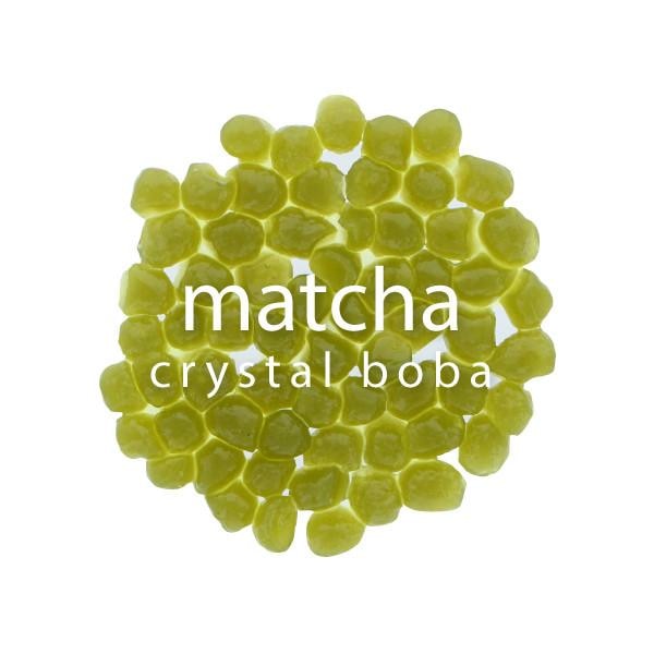 Crystal Boba Matcha Agar Boba for Bubble Tea Drinks Milk Tea