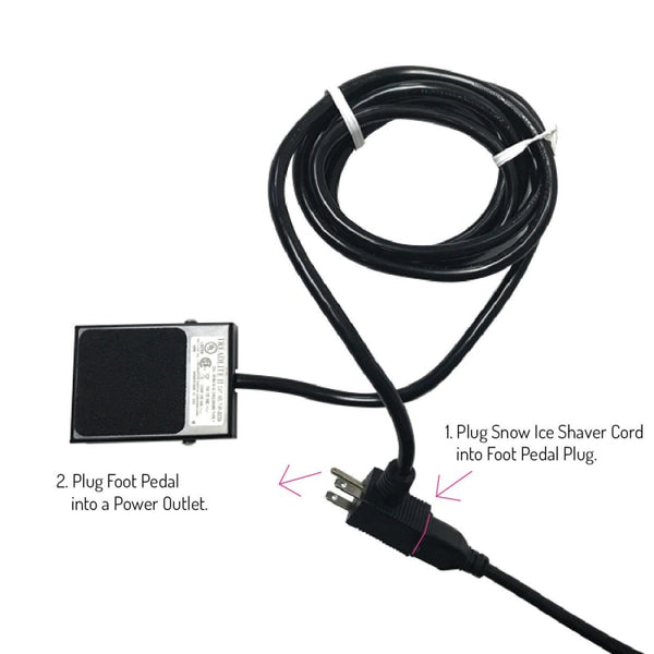 Foot Pedal For Snow Ice Shaver (Ul-Certified) Machine view 2