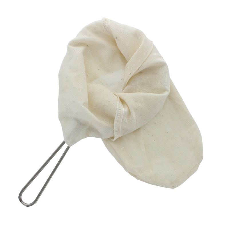 Strainer cloth outlet