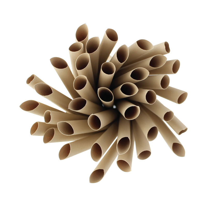 Eco-Friendly Boba Straws, Individually Wrapped, Bamboo Straws