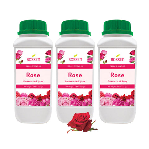 Rose Concentrated Syrup Bottle