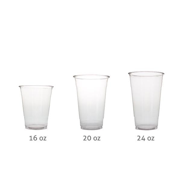 16 oz PET Plastic Cups (98mm)