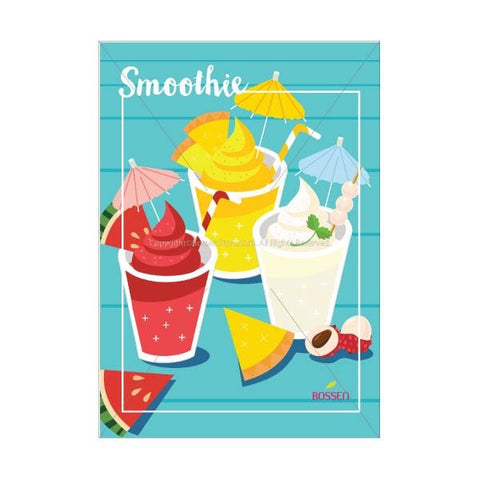 Bossen Smoothie Poster - Illustration Pos Marketing Materials