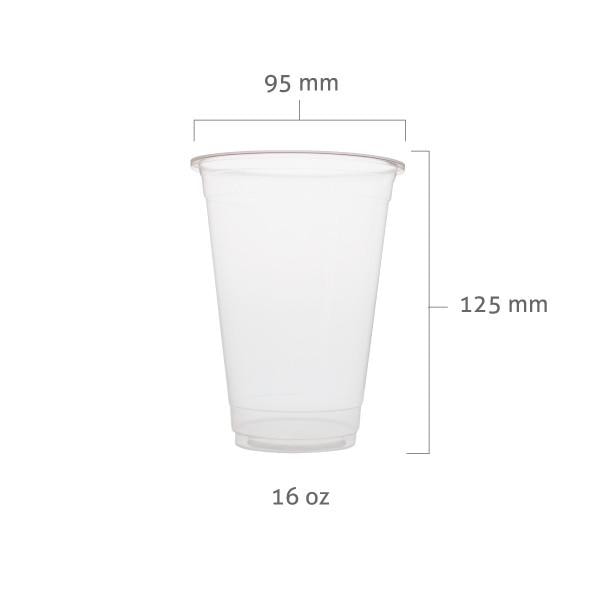 4 Blank Plastic Cups Tumbler with Lids and Straw | 16 Oz  Transparent/Translucent