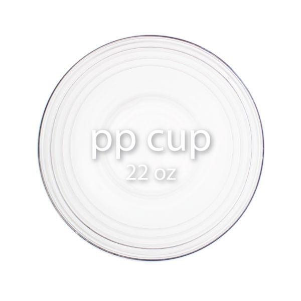 bobalife Pool Party PP Plastic Cups (90mm) for Bubble Tea, Boba Drink –