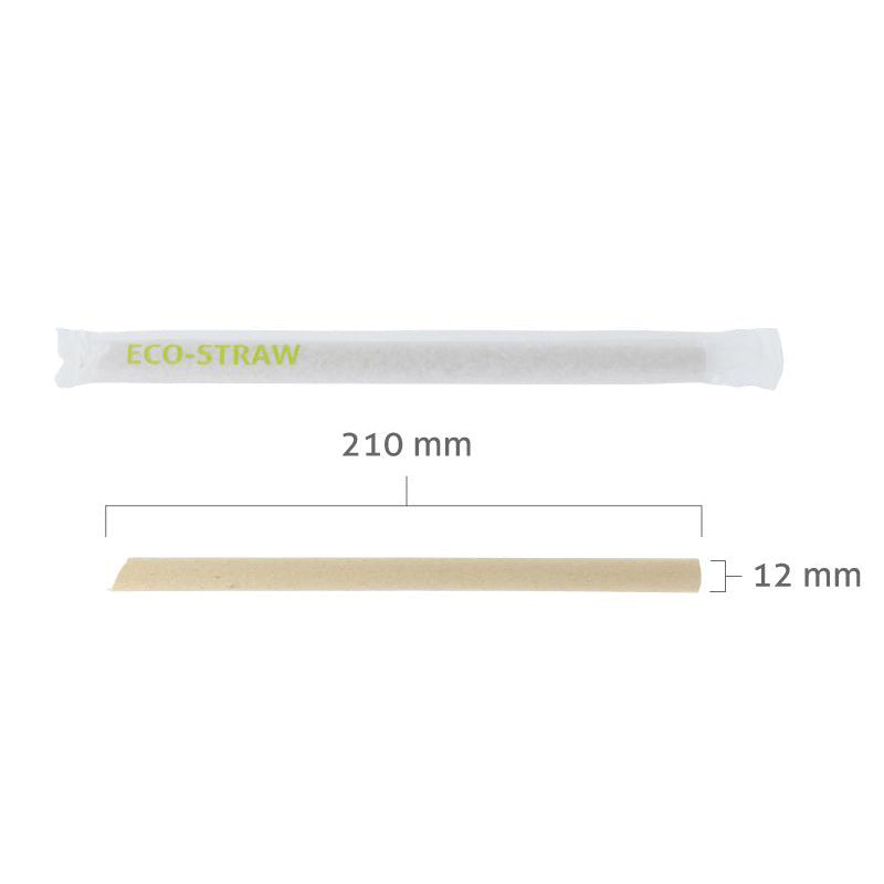 Eco-Friendly Boba Straws, Individually Wrapped | Bamboo Straws