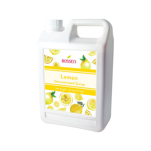 Lemon Syrup Bottle