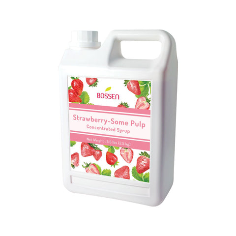 Strawberry Syrup Bottle