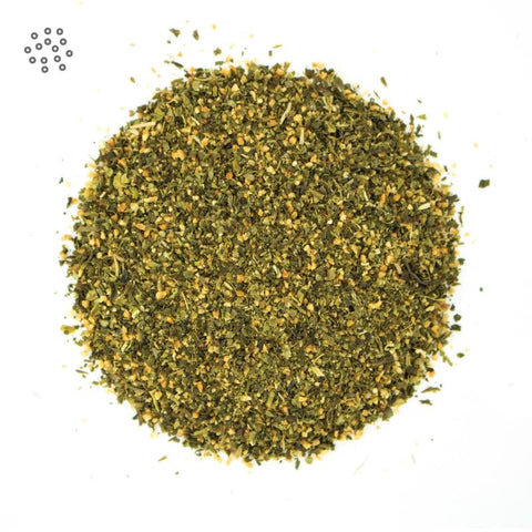 Ground Genmaicha Tea closeup